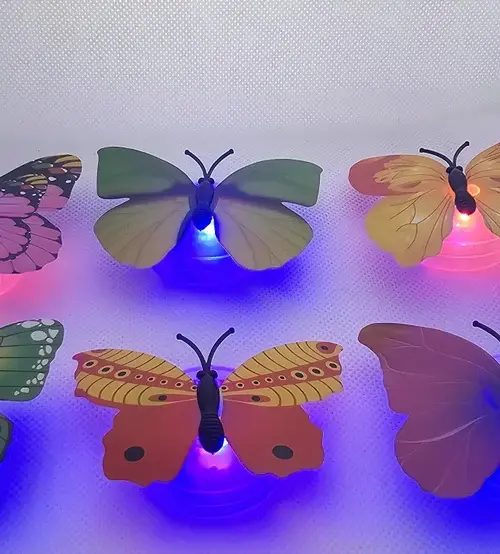 6 pcs Light up butterfly's - night light butterfly's - children's room décor - house décor - cute butterfly's